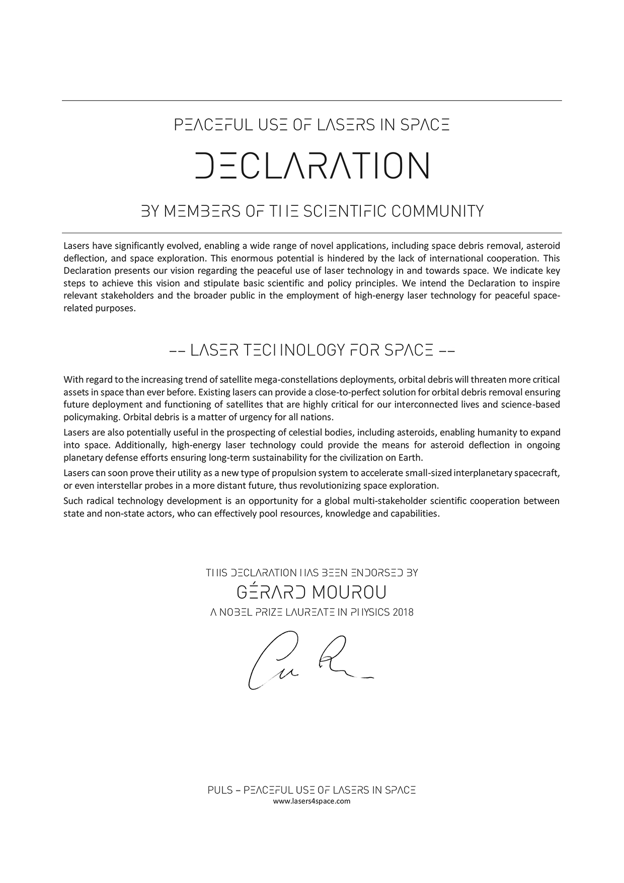 PULS - Declaration - eng - v5